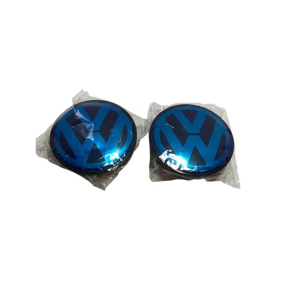 (2) Wheel Hub Cover for Alloy Wheel Volkswagen VW Golf Passat Automobile NEW A/M - Picture 3 of 4